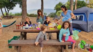 קמפינג בכרמל, קמפינג בסוכות, חניון חוות משמר הכרמל