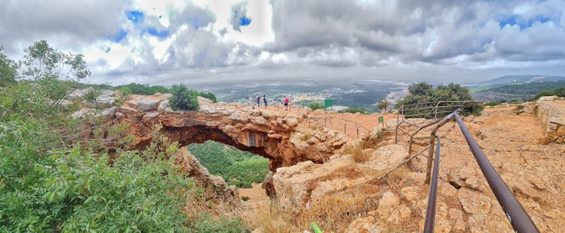 מערת קשת מסלולי טיול גליל מערבי